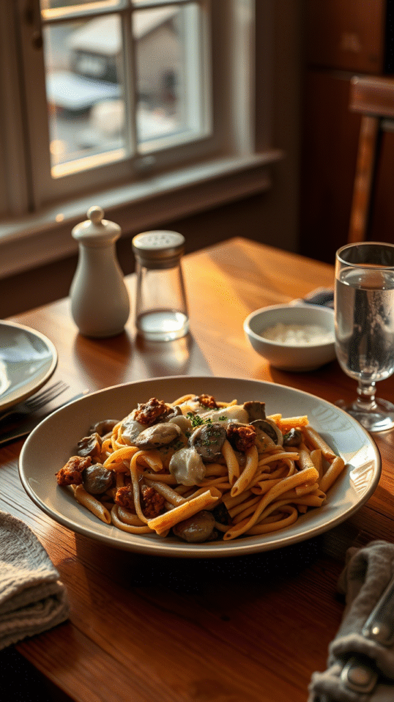 Philly Cheesesteak Pasta