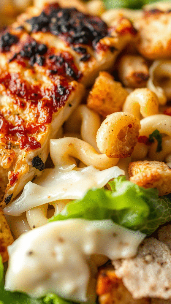Chicken Caesar Pasta Salad