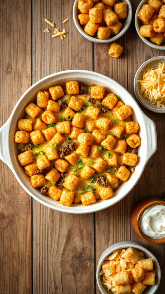Cheesy Tater Tot Casserole
