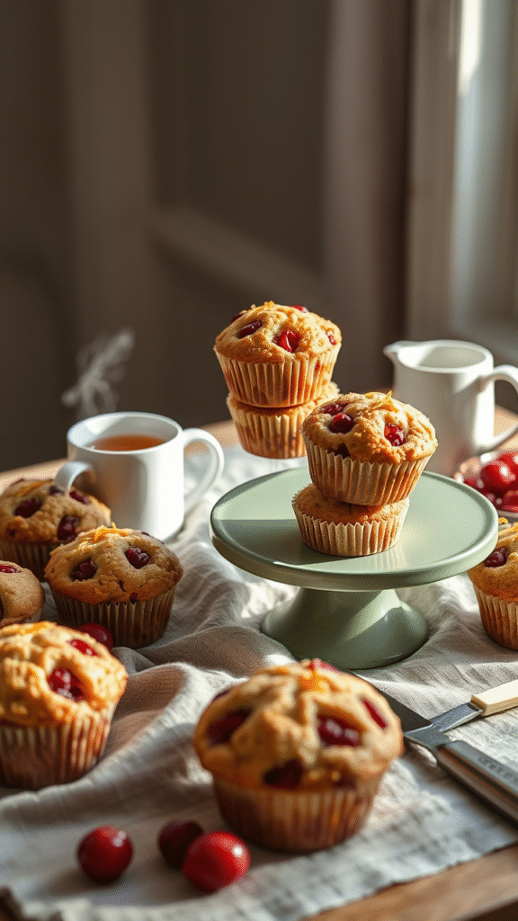 Cranberry Orange Muffins
