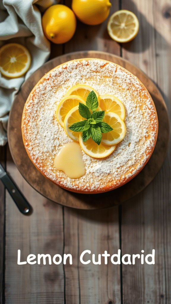 Lemon Custard Cake Recipe