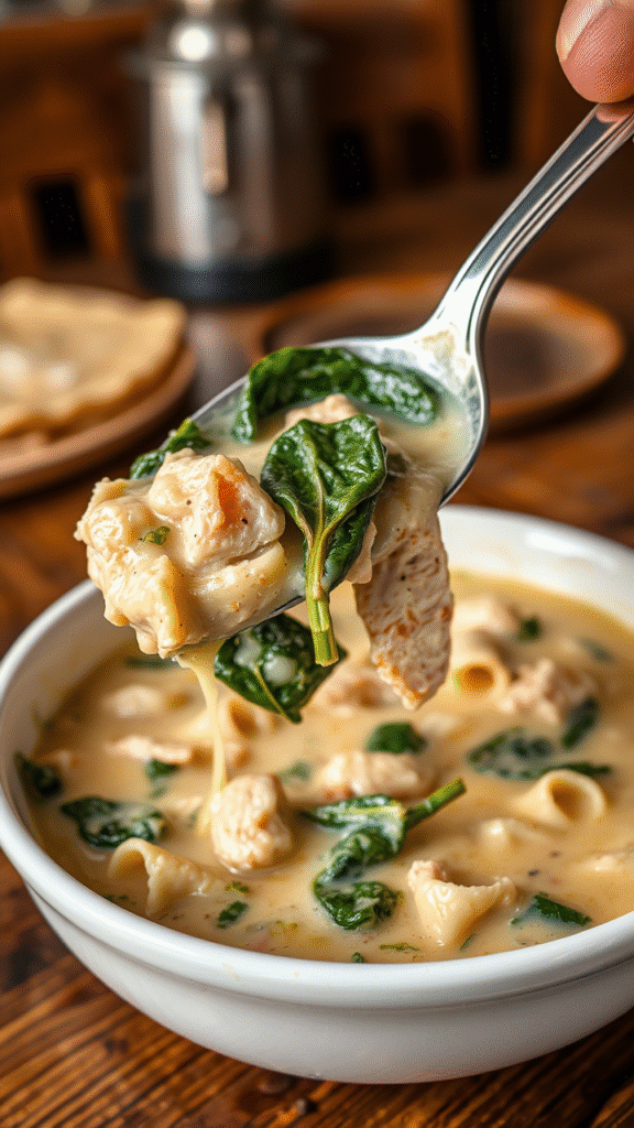White Lasagna Soup