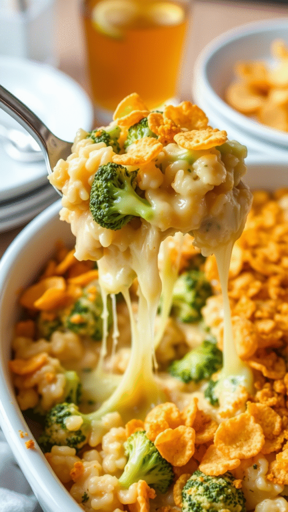 Cheesy Broccoli Rice Casserole