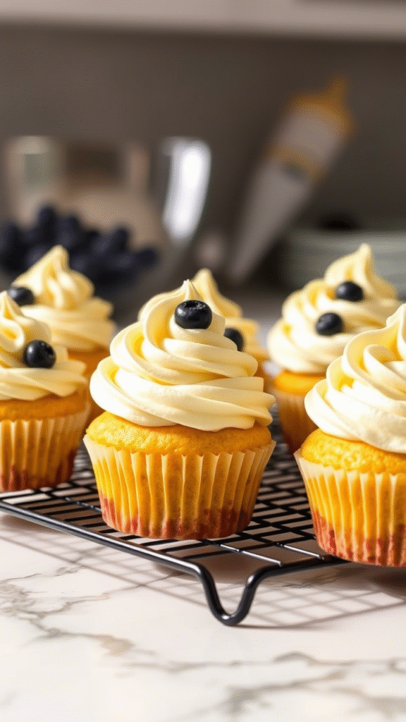 Lemon Blueberry Cupcakes