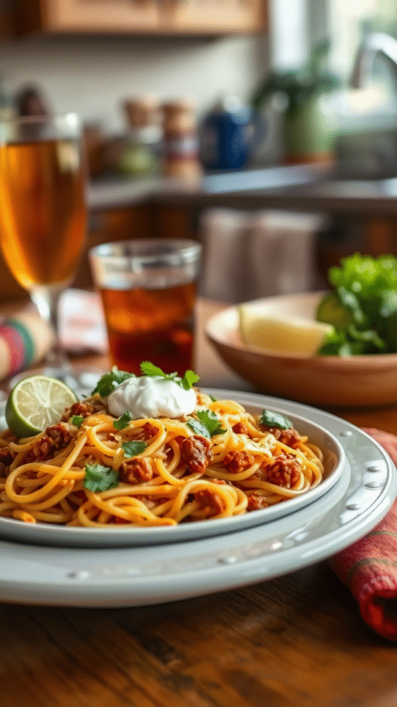 Taco Spaghetti Recipe
