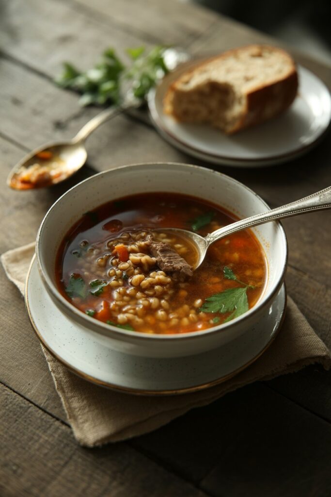 Beef Barley Soup Recipe