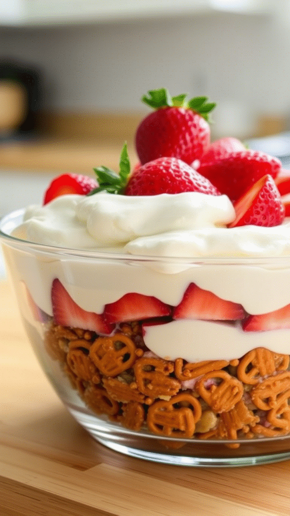 Strawberry Pretzel Salad