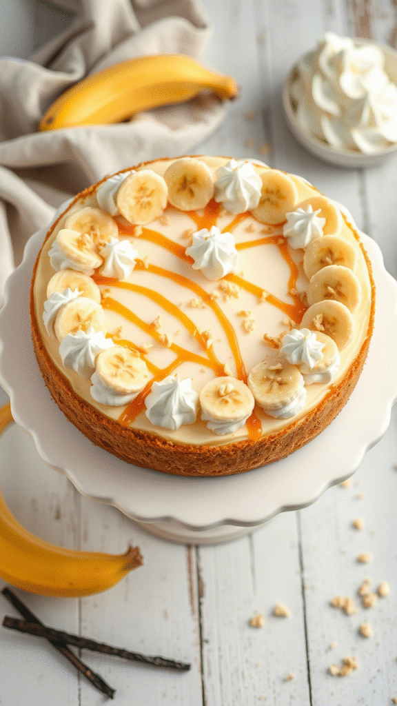 Banana Cream Cheesecake