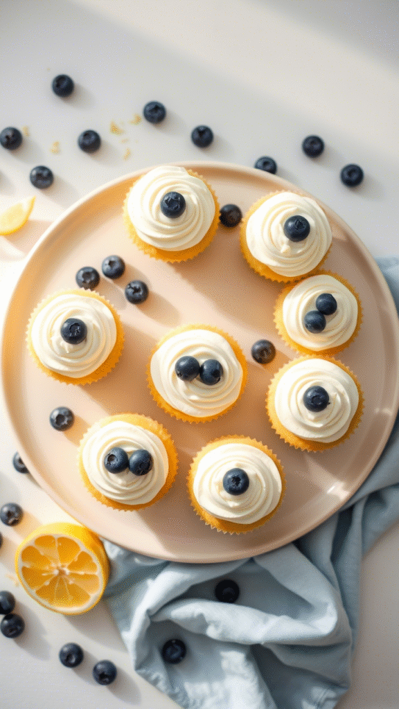 Lemon Blueberry Cupcakes