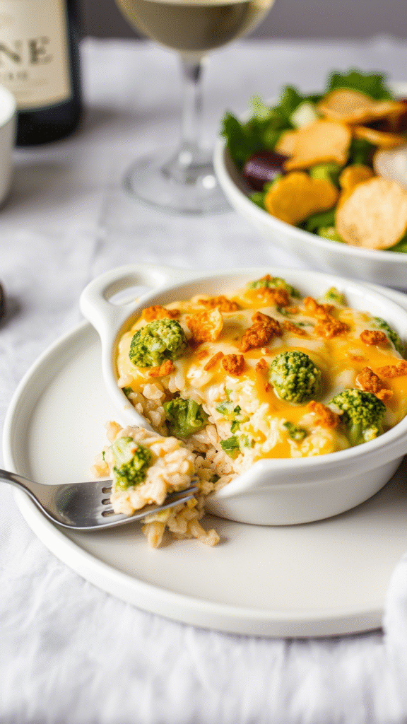 Cheesy Broccoli Rice Casserole