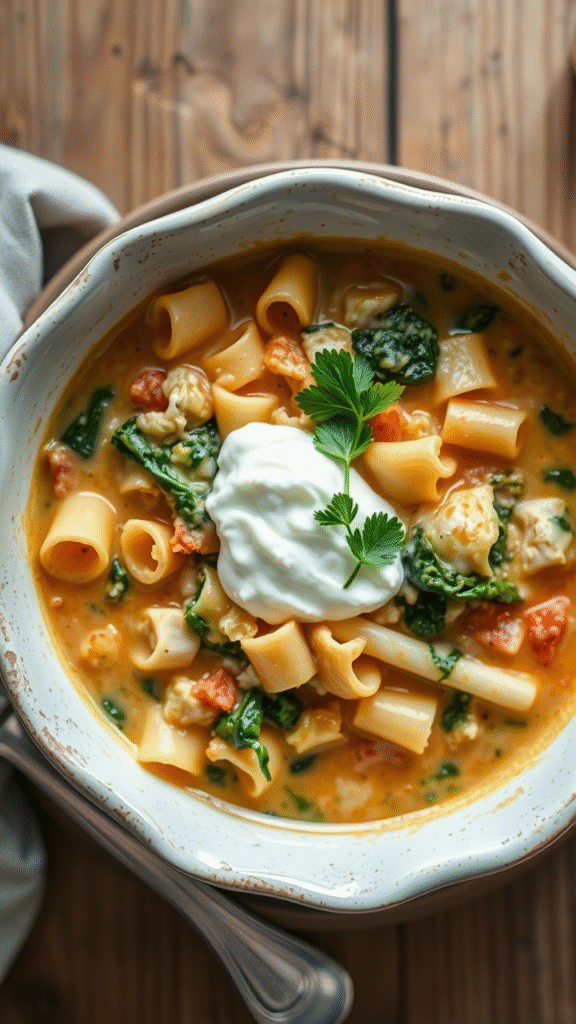 White Lasagna Soup