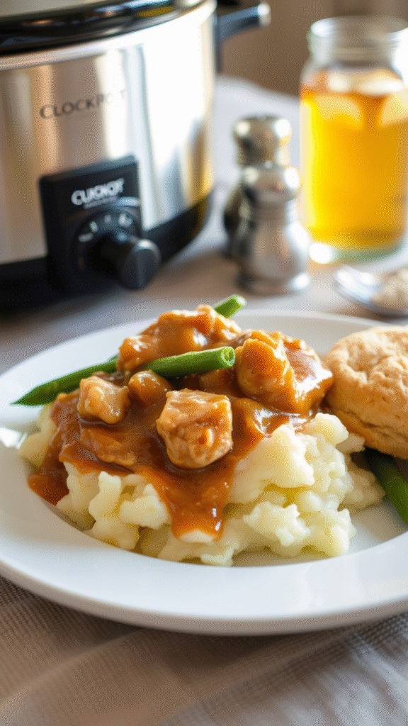 Crockpot Chicken and Gravy