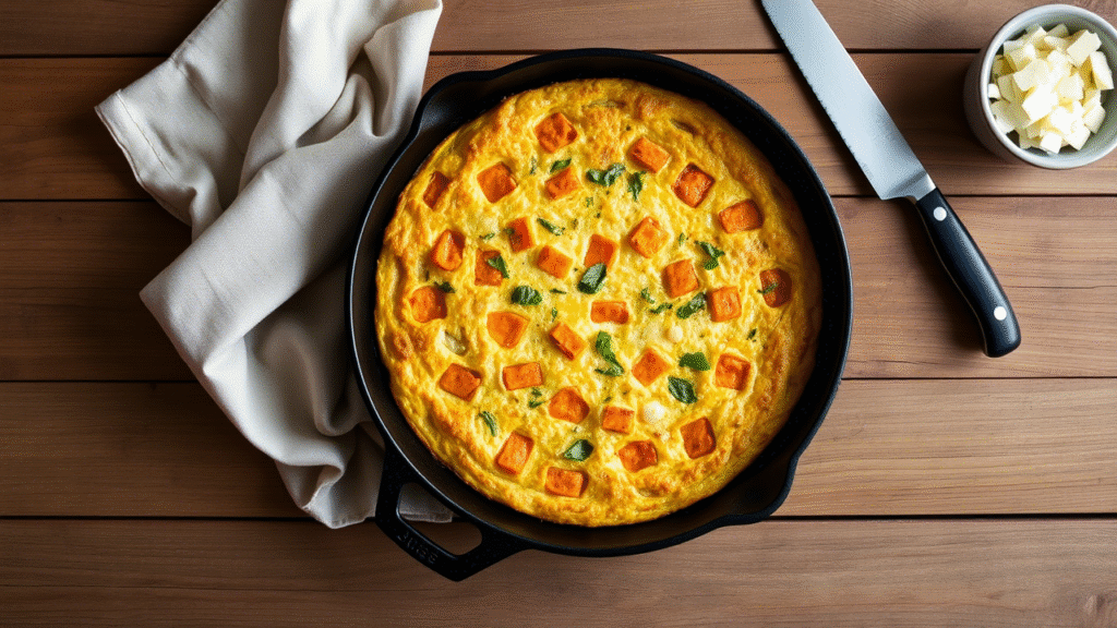 Butternut Squash Parmesan Frittata