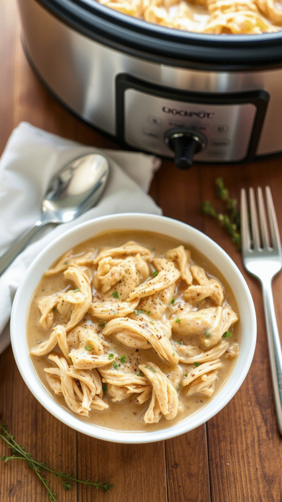 Crockpot Chicken and Gravy