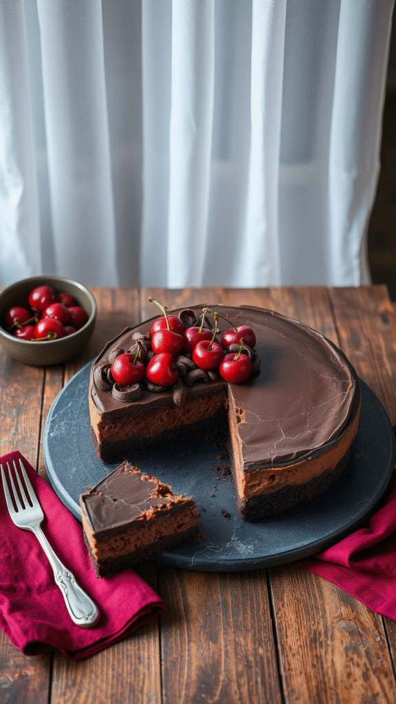 Black Forest Cheesecake