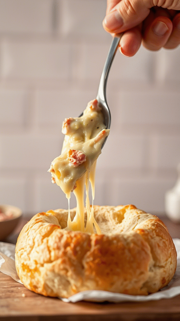 Cracked Crab Cheese Bread