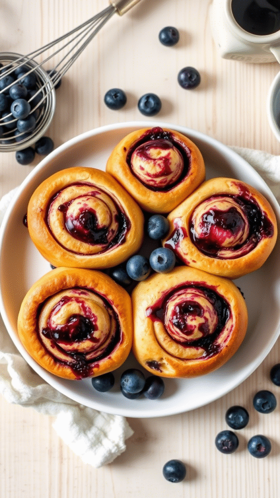 Blueberry Cheesecake Rolls