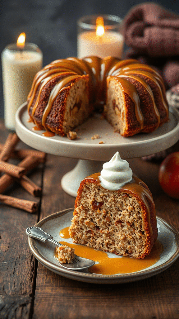 Caramel Apple Cider Cake