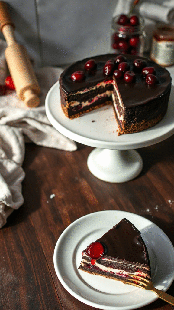 Black Forest Cheesecake