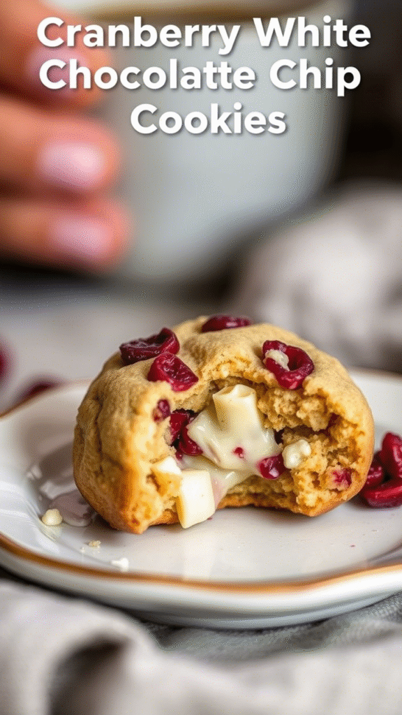 Cranberry White Chocolate Chip Cookies