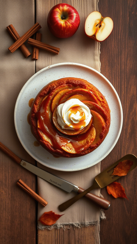Caramel Apple Cider Cake