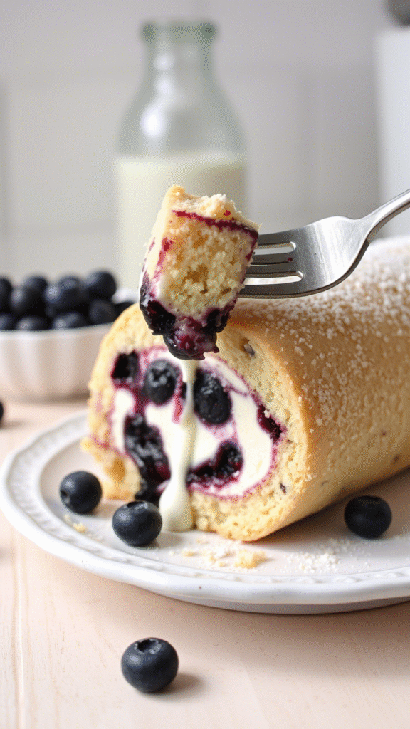 Blueberry Cheesecake Rolls