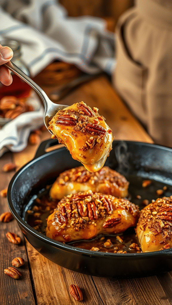 Maple Pecan Crusted Chicken
