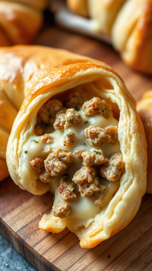 Sausage Cream Cheese Crescents
