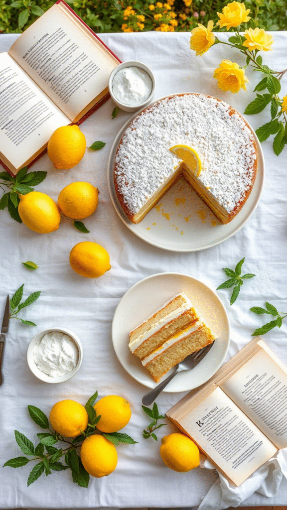 Italian Lemon Cream Cake