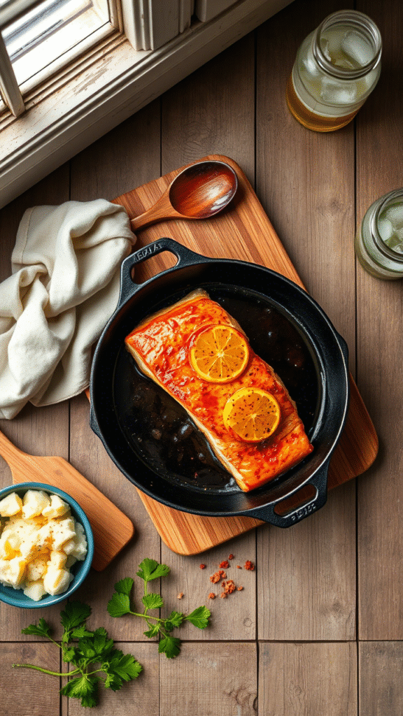 Cajun Honey Butter Salmon