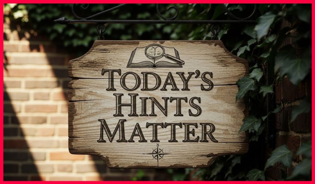 Today’s Hints Matter