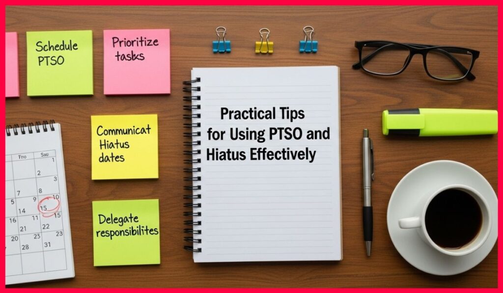 Using PTSO and Hiatus Effectively