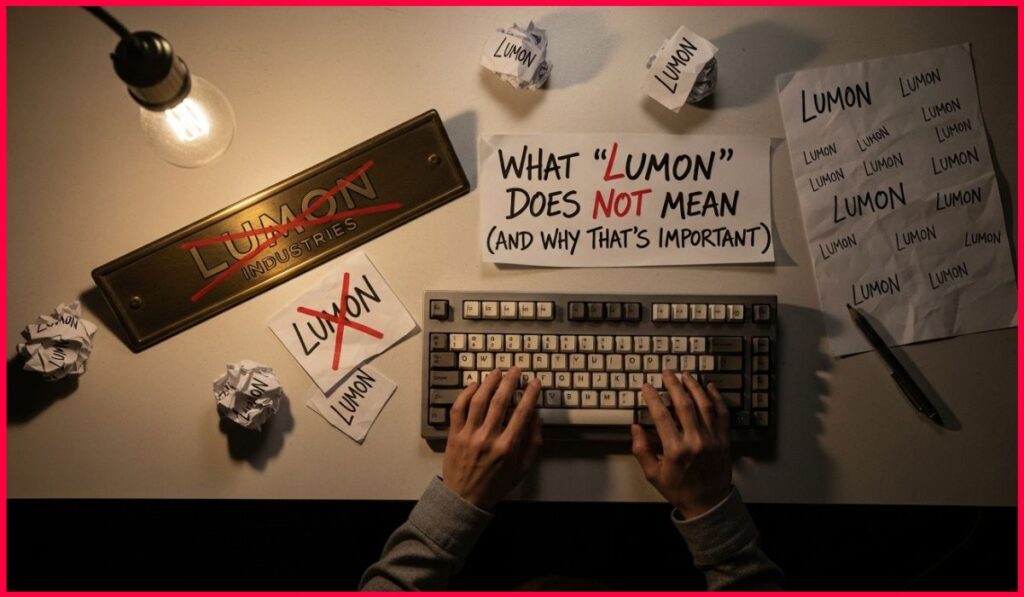 What “Lumon” Does Not Mean